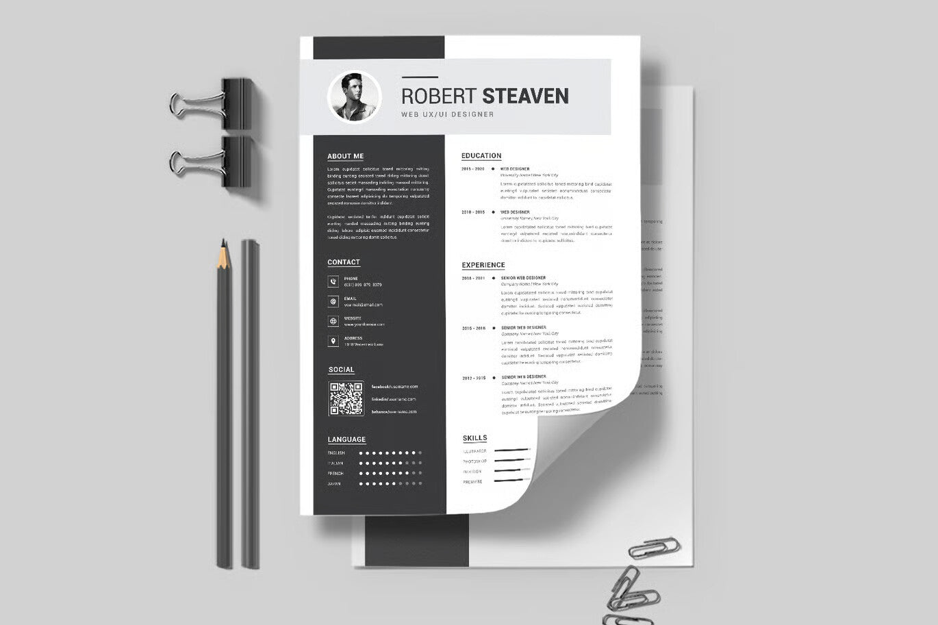 Modern Resume Word Template