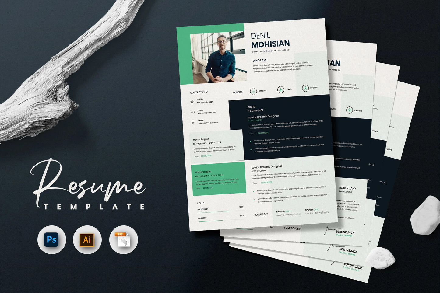 Igne Creative Resume & CV Template