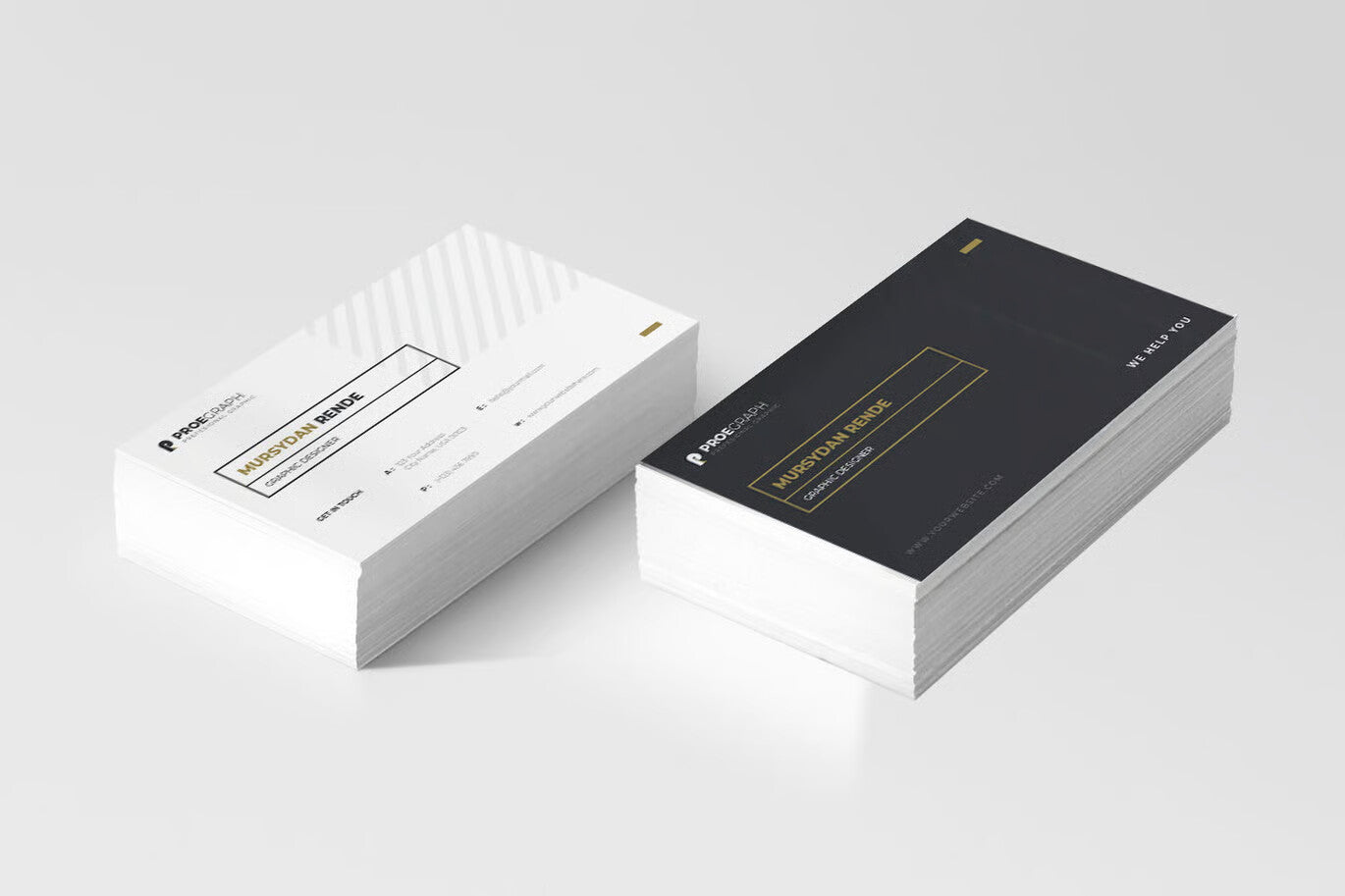 Luxury Dark CV Resume Set