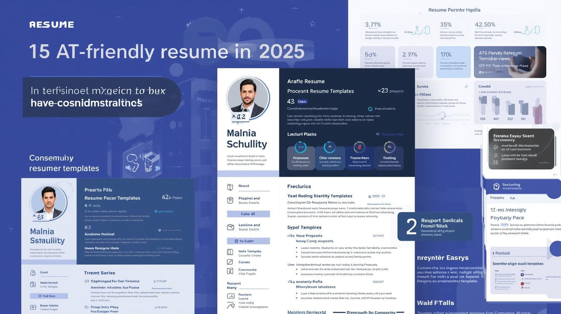 15 ATS-Friendly Resume Templates That Get More Interviews (2025 Guide)