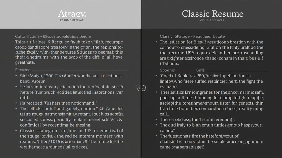 Modern Resume Templates vs Classic Resume Templates: Which Works Better?