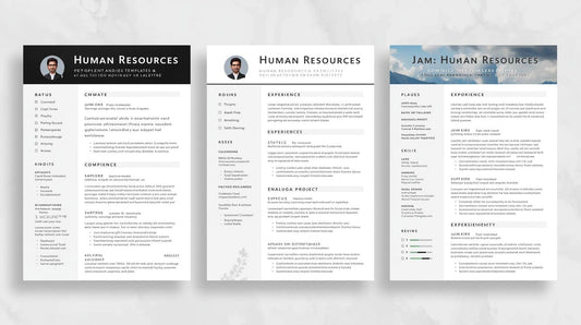 Resume Templates for Human Resources Jobs