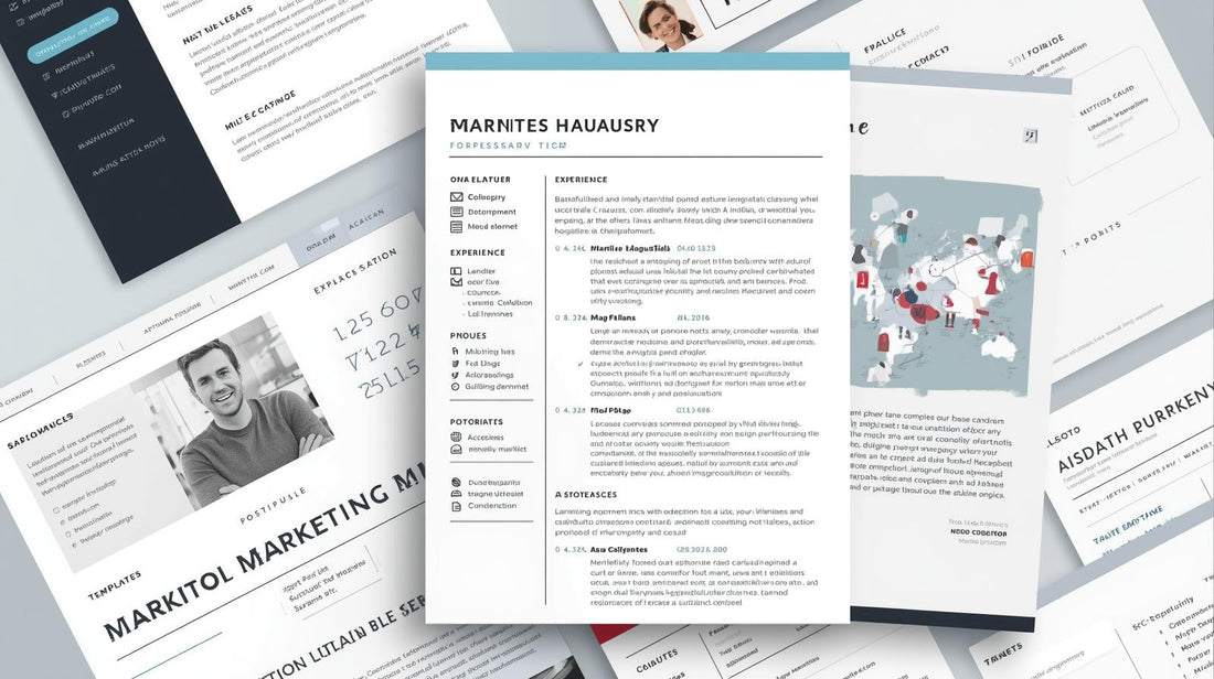 Resume Templates for Marketing & Sales Roles
