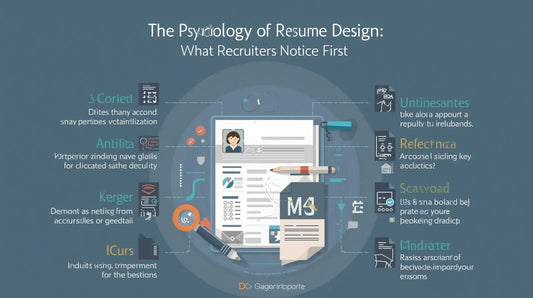 The Psychology of Resume Design: What Recruiters Notice First