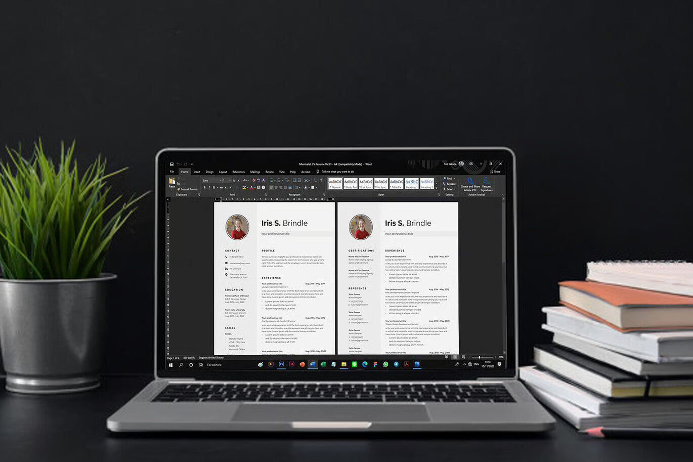 CV Resume & Letter Microsoft Word
