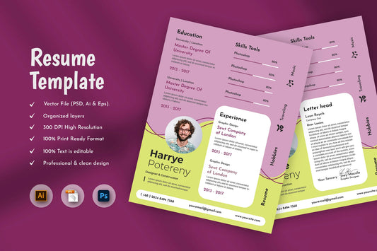 Hoke Creative Resume & CV Template
