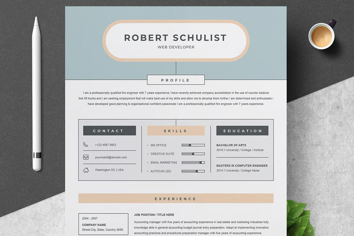 Job Resume Template