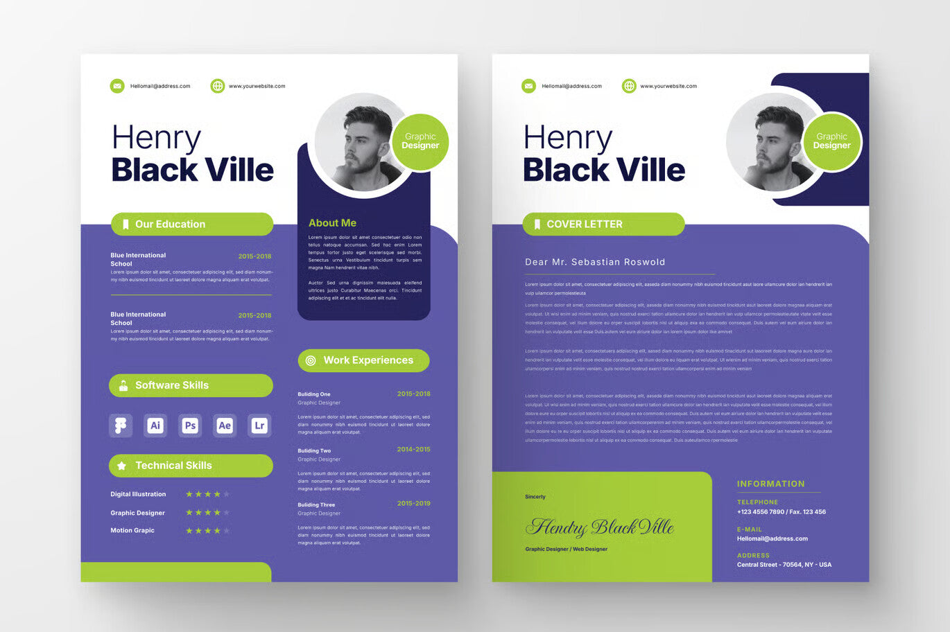 Professional Modern CV Resume