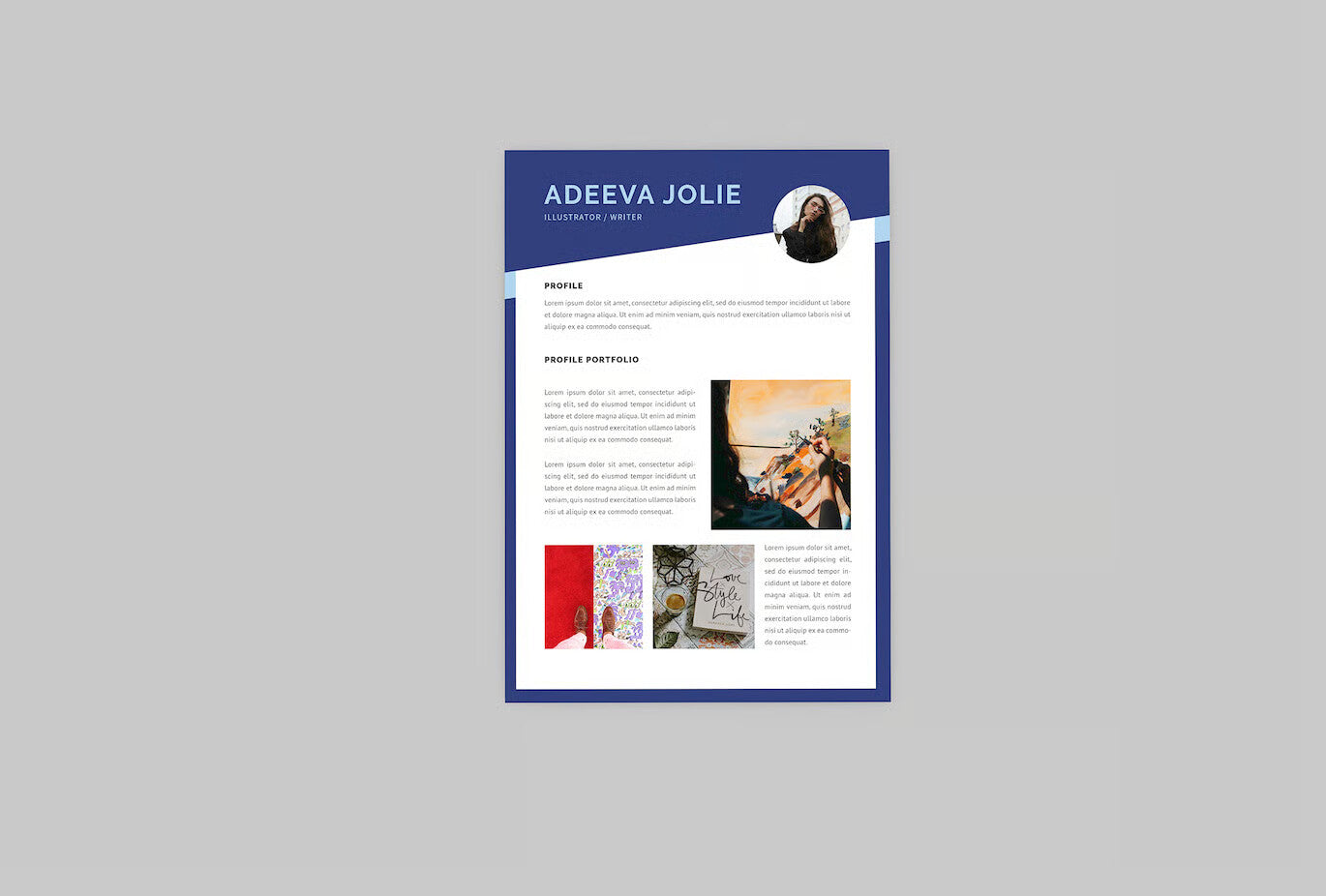 Writer Resume Designer