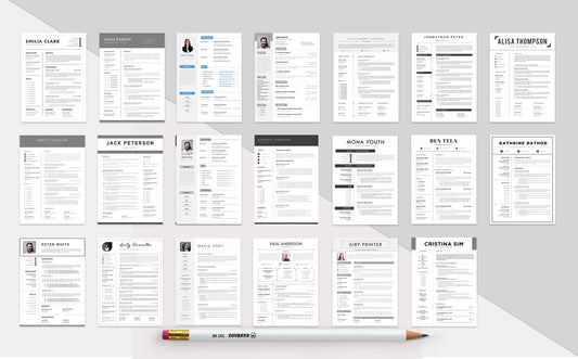 Mega Selling Bundle: CV & Resume Templates Pack