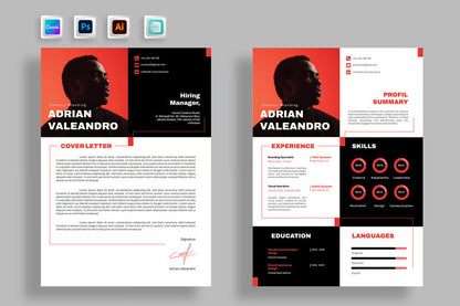 Creative Vibrant Professional Cv Resume