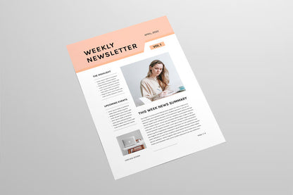 Newsletter | MS Word & Indesign