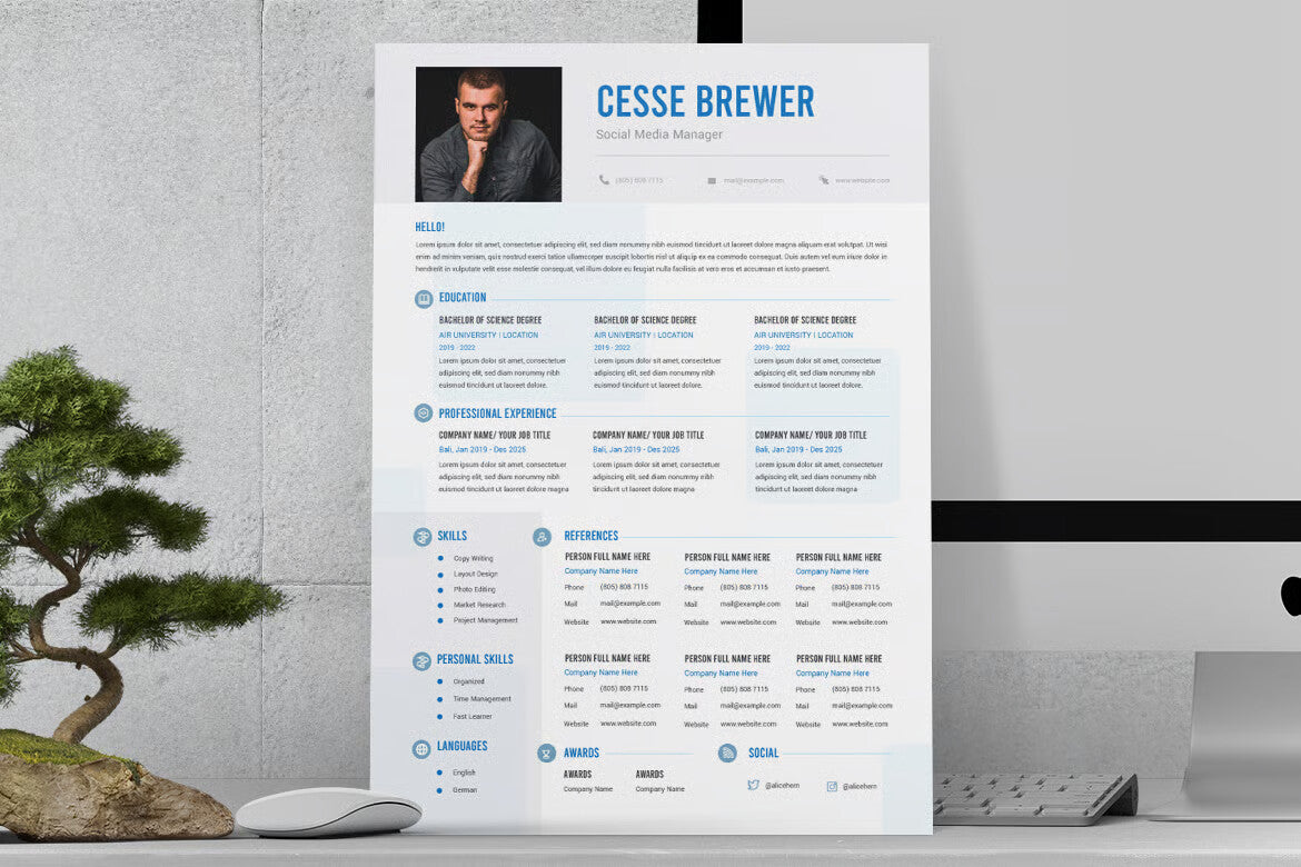 Resume / CV Template Pro