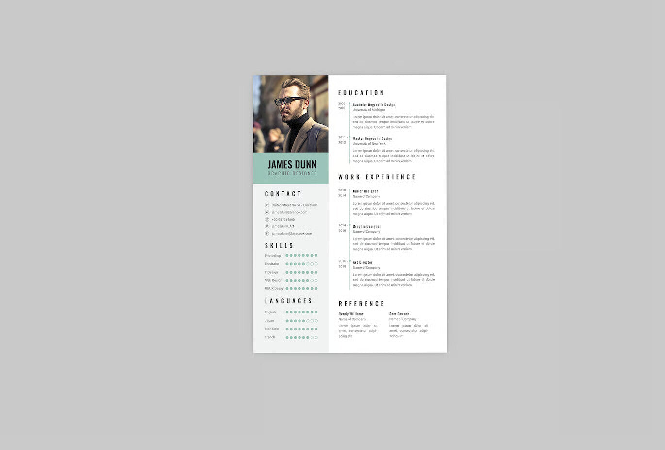 Trig CV Resume Designer