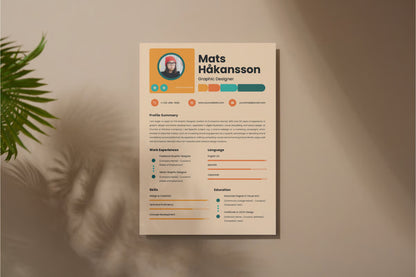 CV Resume Graphic Designer V2