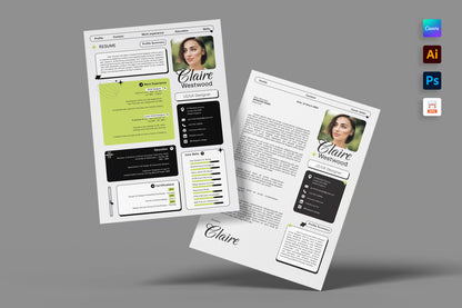 Creative Retro Cv Resume