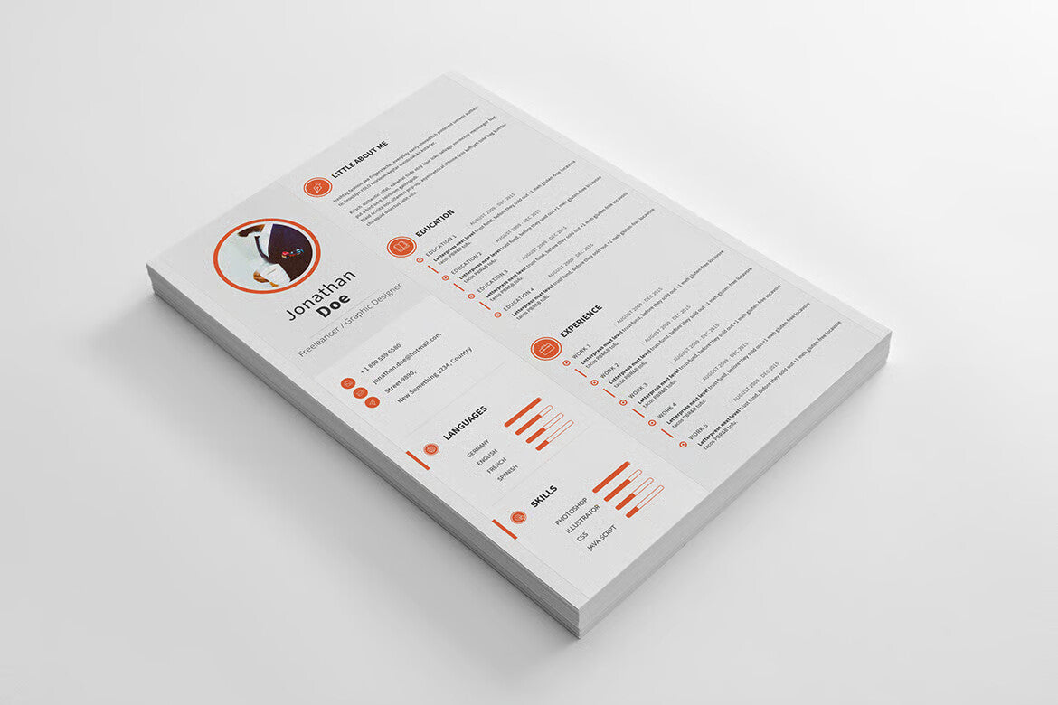 CV/Resume - Modern and clean