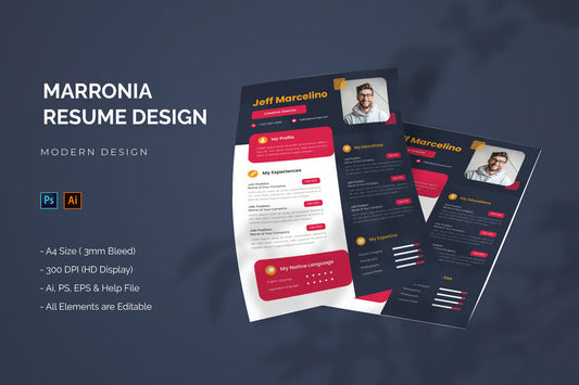 Marronia - Resume Template
