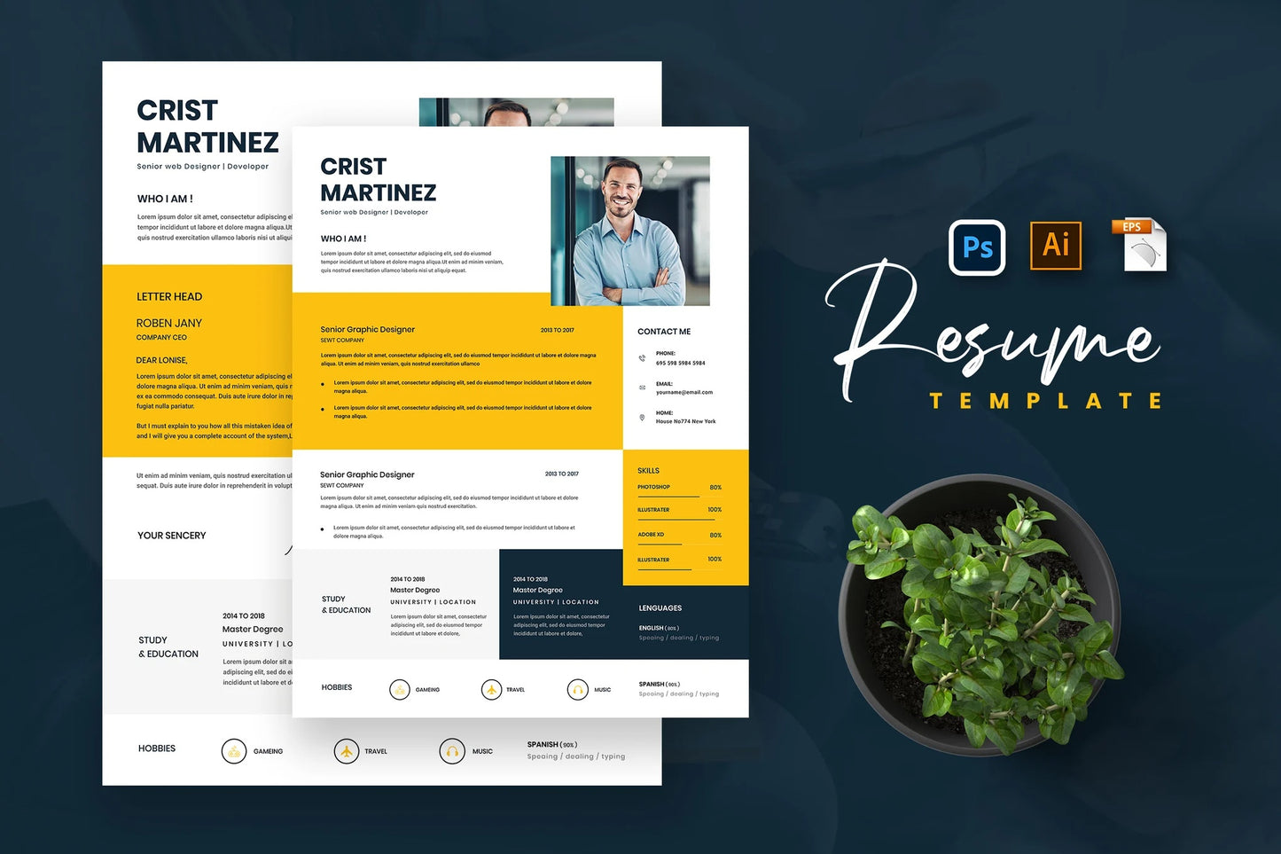 Cery Creative Resume & CV Template