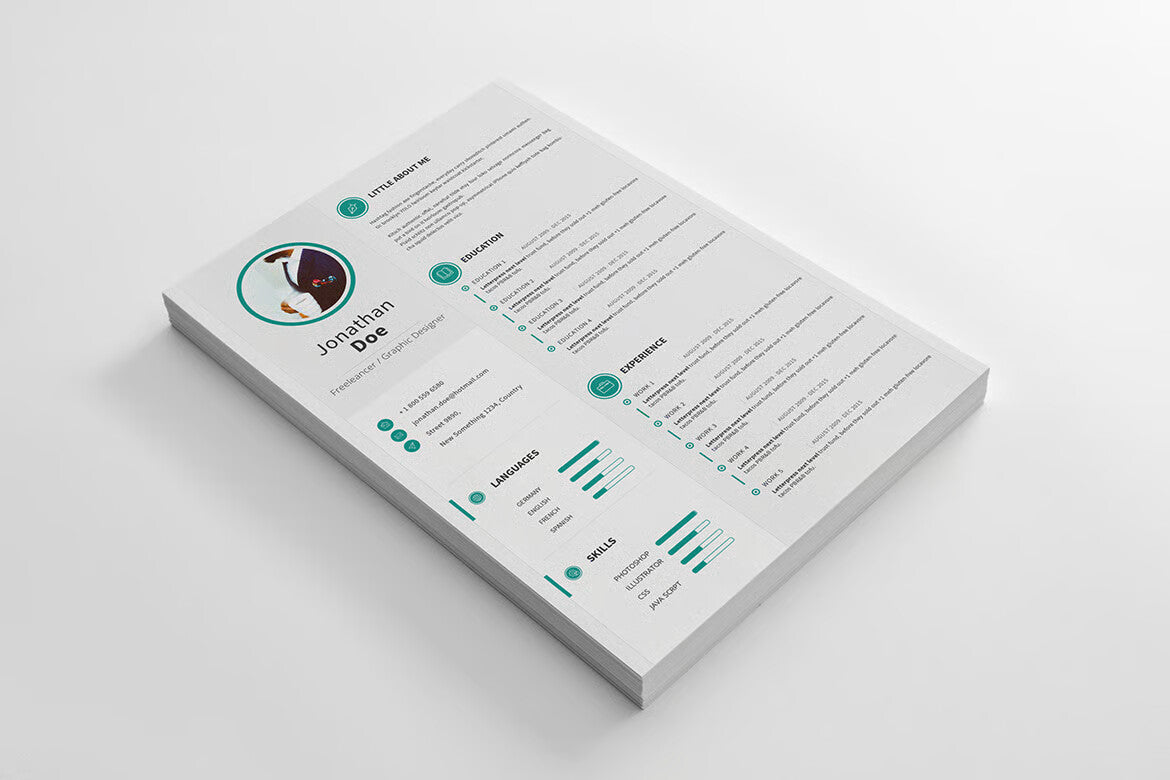 CV/Resume - Modern and clean