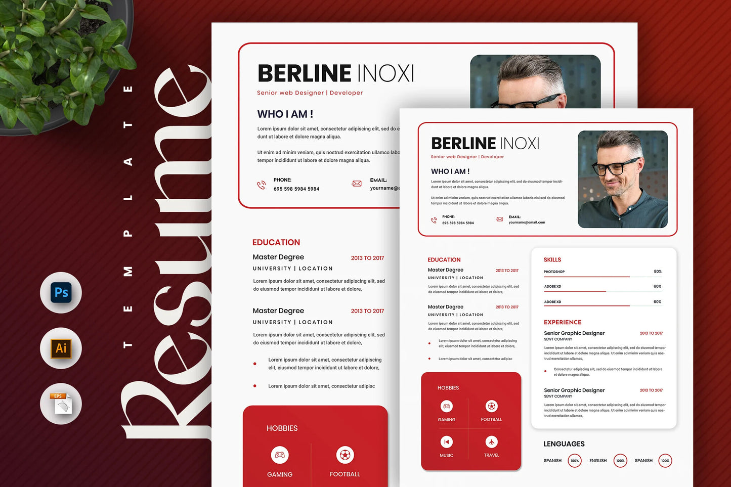 Oighty Creative Resume & CV Template