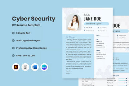CV Resume Cyber Security V3