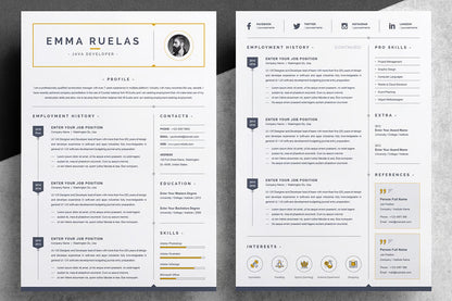Simple And CV Design Resume