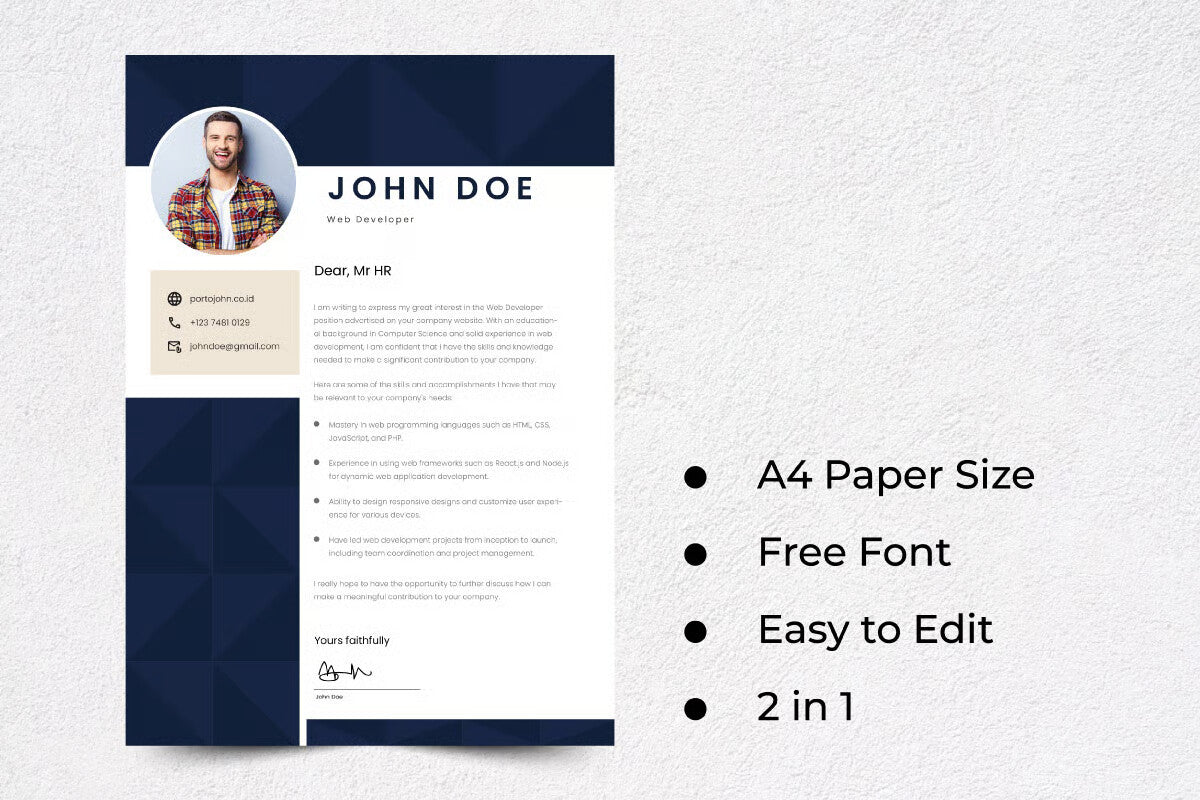 Resume CV Web Developer V1