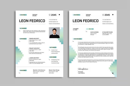 Modern Clean Professional CV Resume