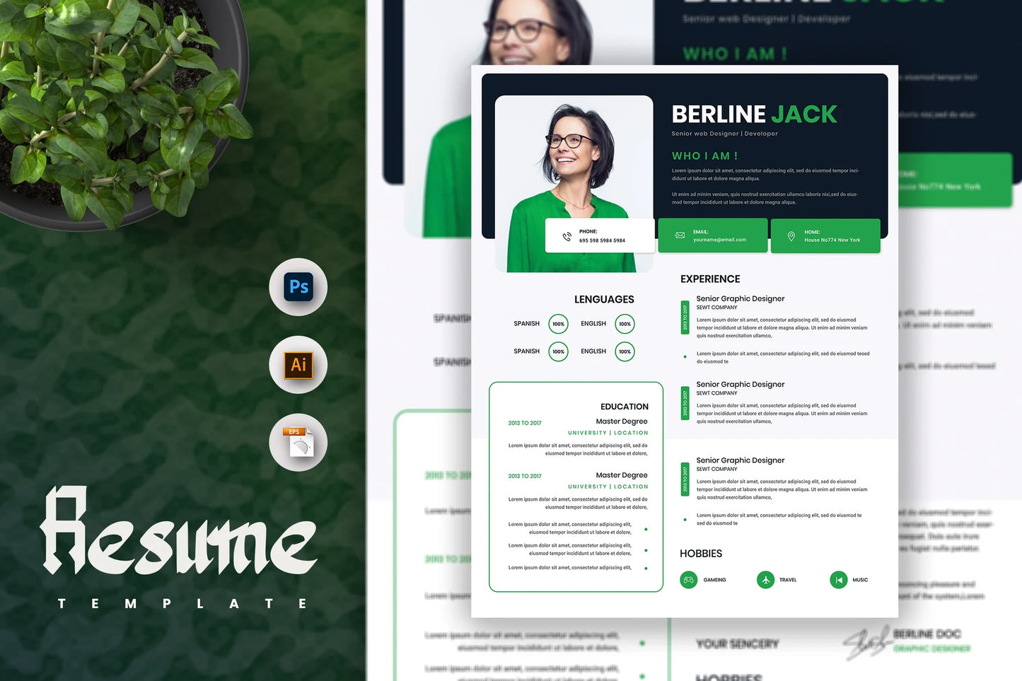 Penit Creative Resume & CV Template