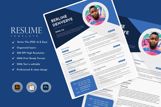 Snappy Creative Resume & CV Template