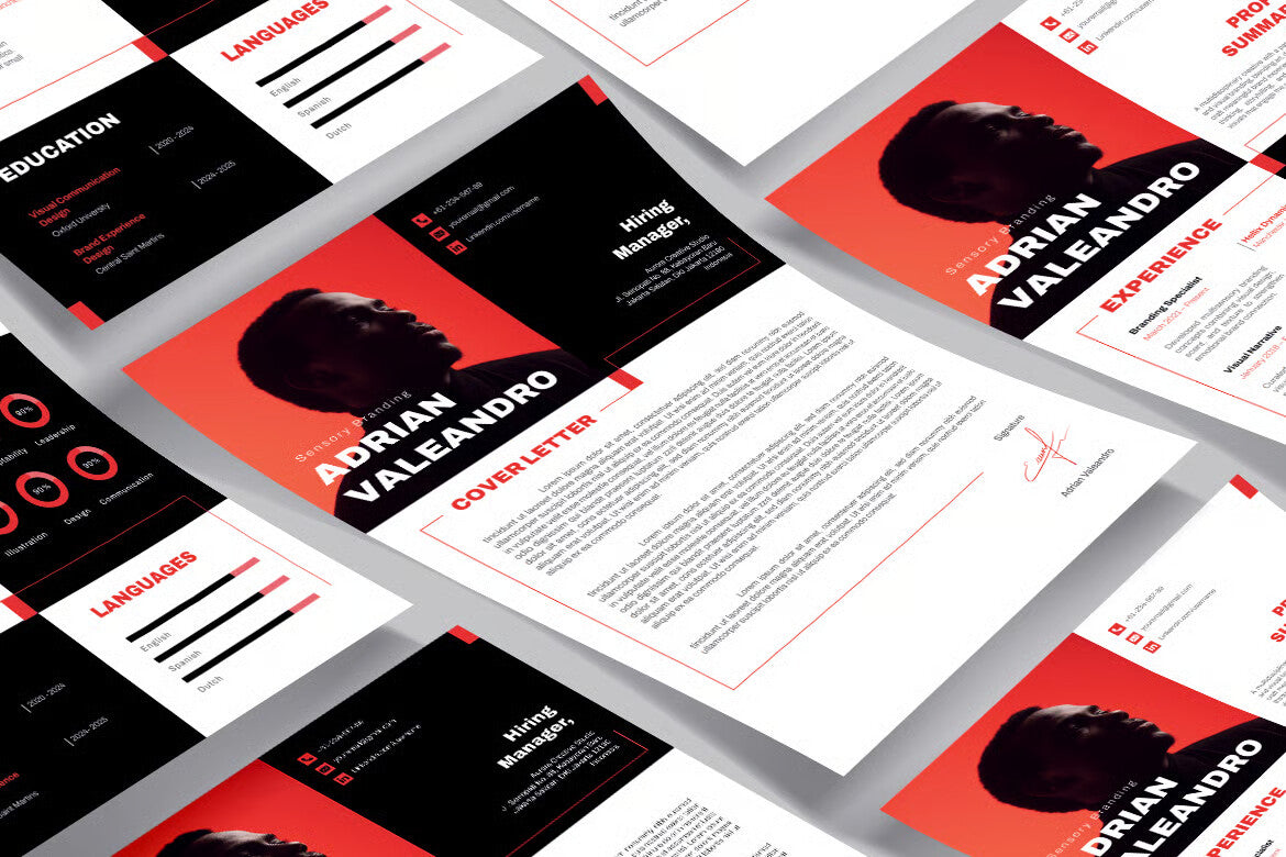 Creative Vibrant Professional Cv Resume