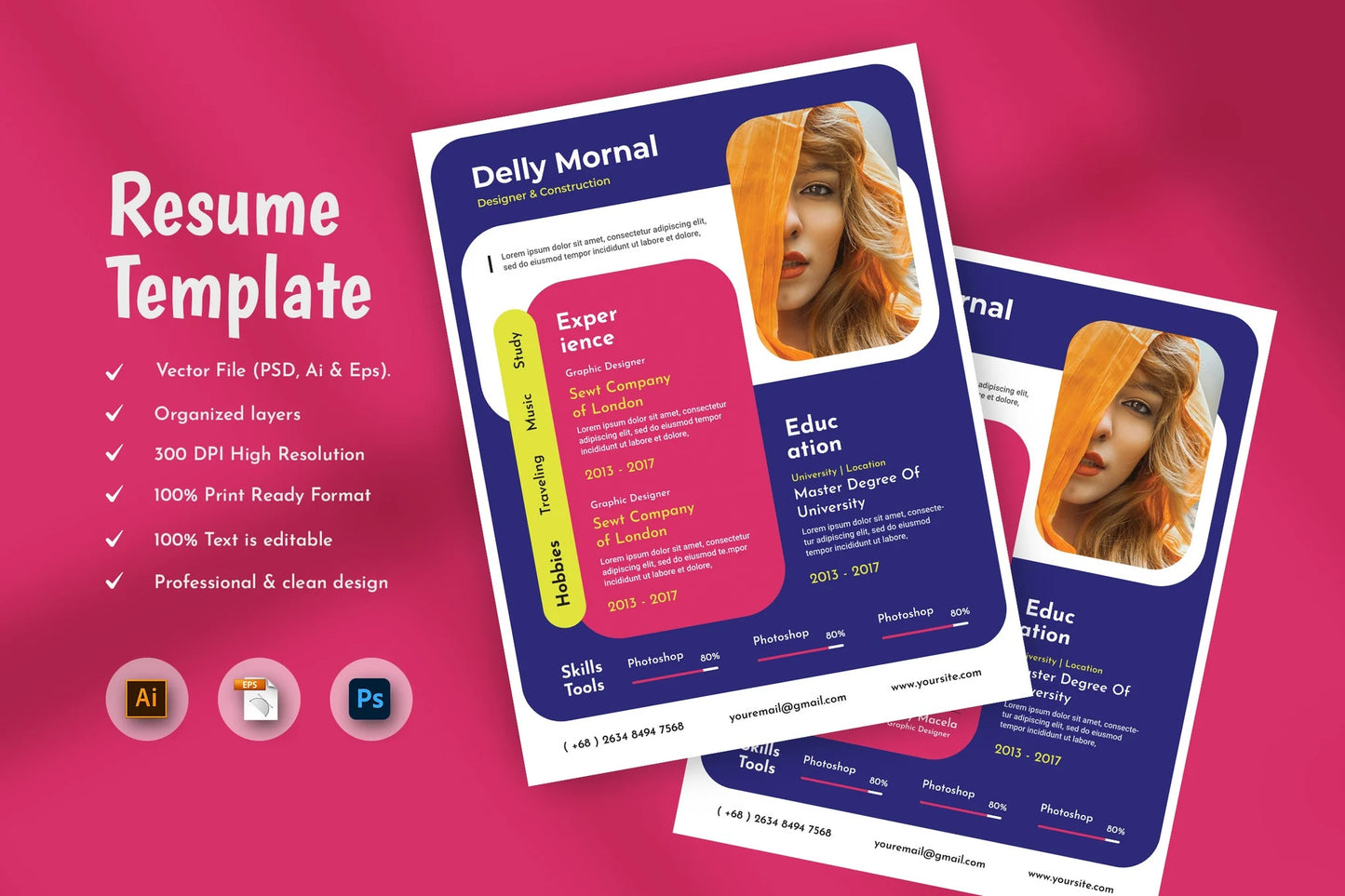 Stratical Creative Resume & CV Template