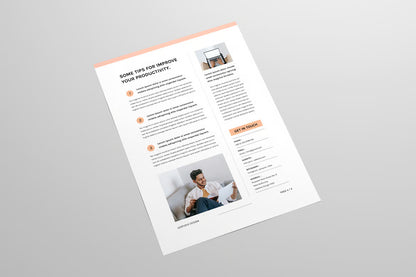 Newsletter | MS Word & Indesign