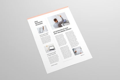 Newsletter | MS Word & Indesign