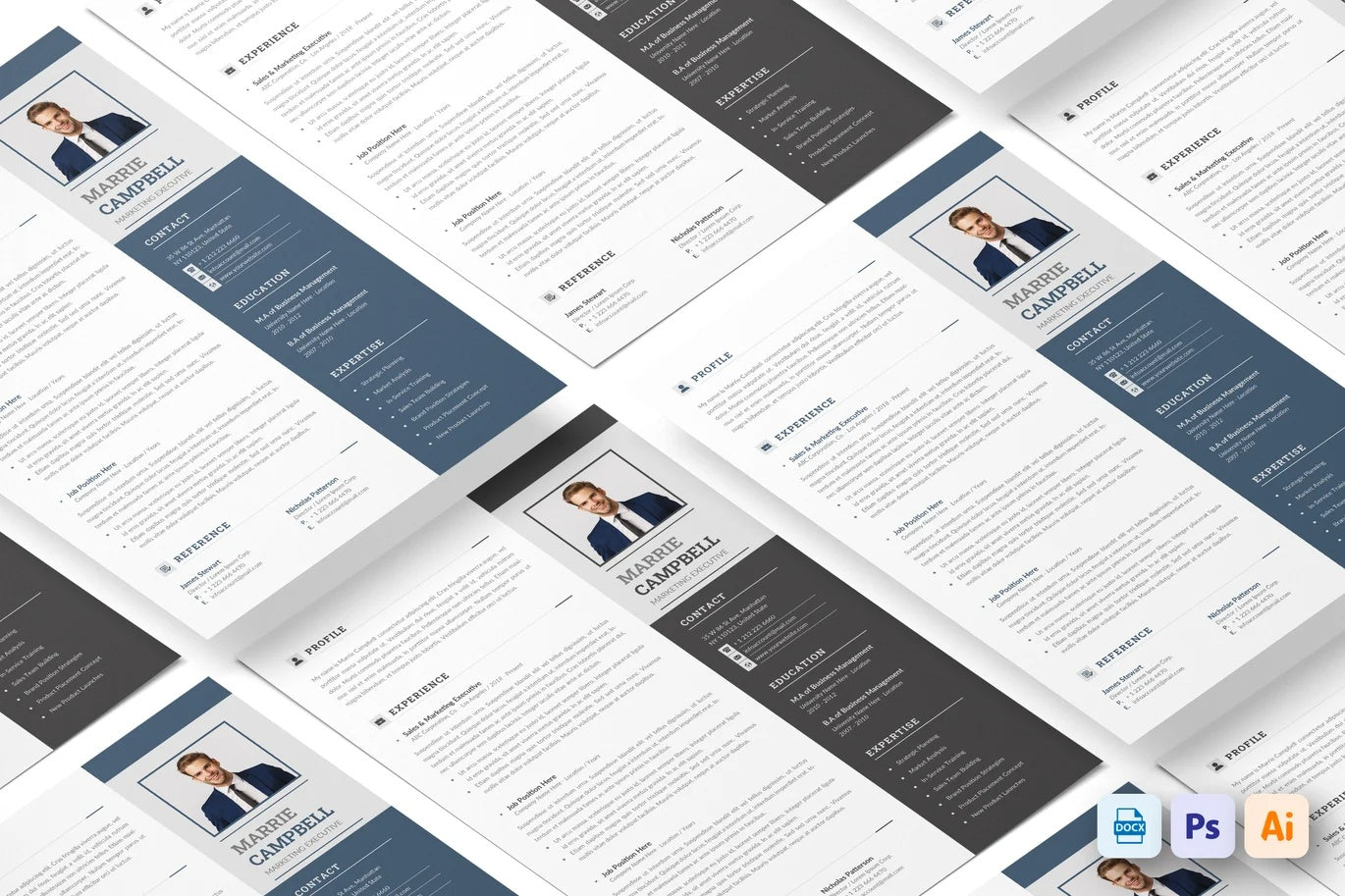 Essential Resume Templates- Starter Pack (40 Unique Resume Templates)