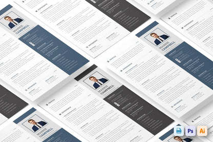 Essential Resume Templates- Starter Pack (40 Unique Resume Templates)