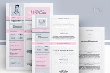 Resume Design for Freelance and Journalist