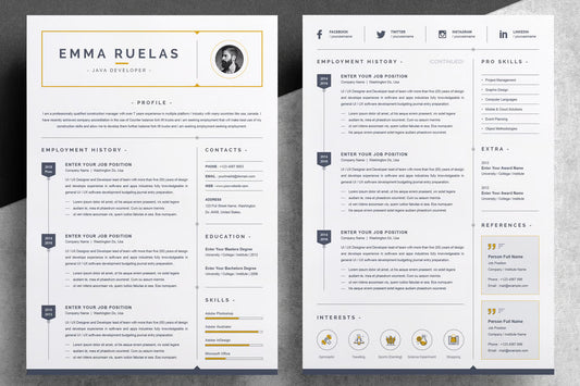 Simple And CV Design Resume