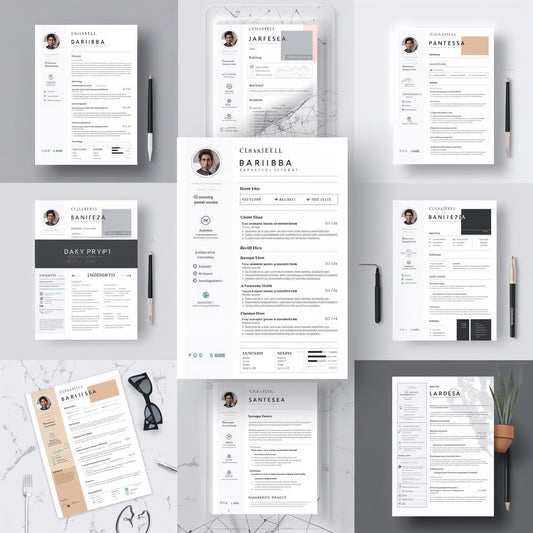 Editable Resume Template Pack – Ready to Customize & Use