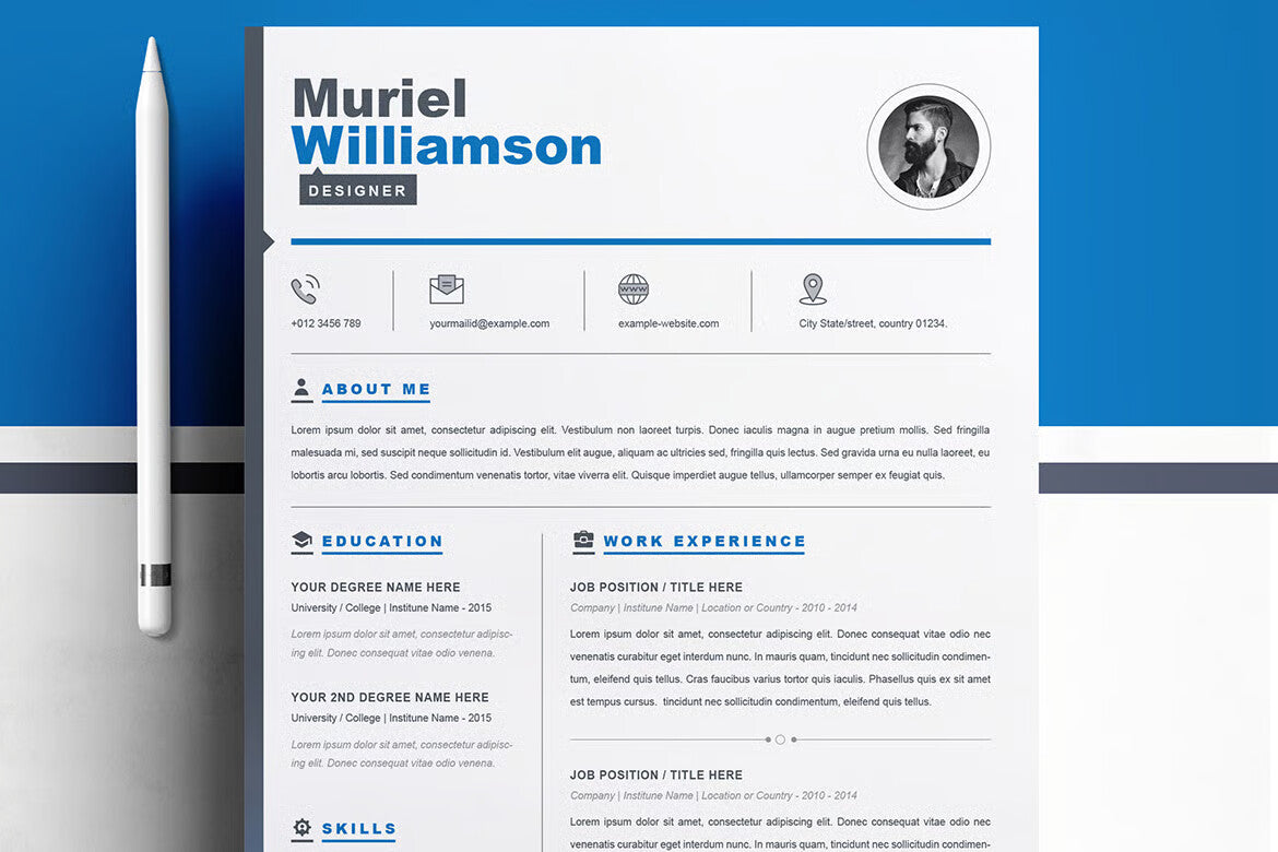 Minimalist Executive Resume Layout