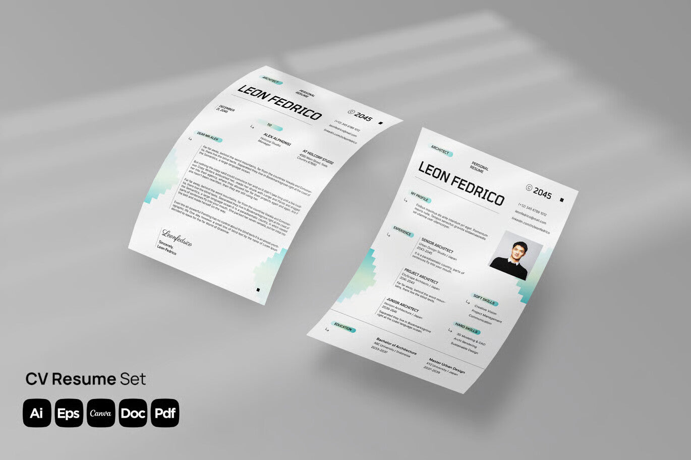Modern Clean Professional CV Resume