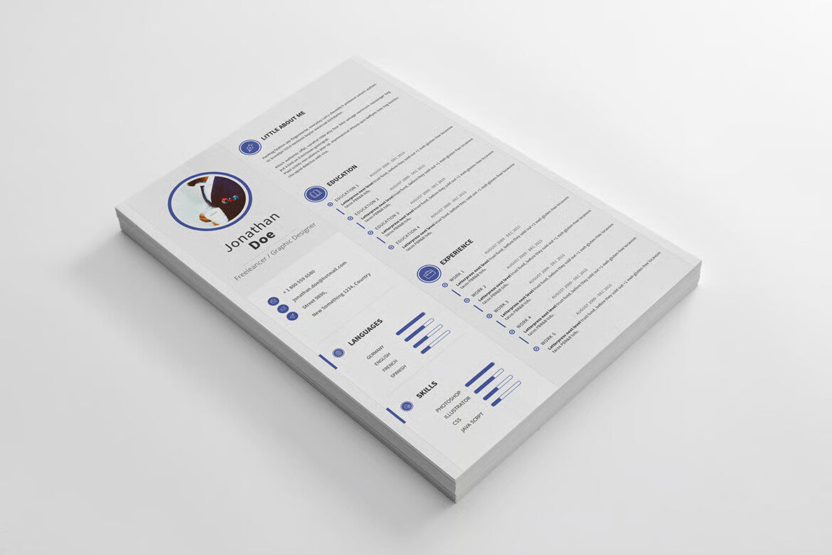 CV/Resume - Modern and clean
