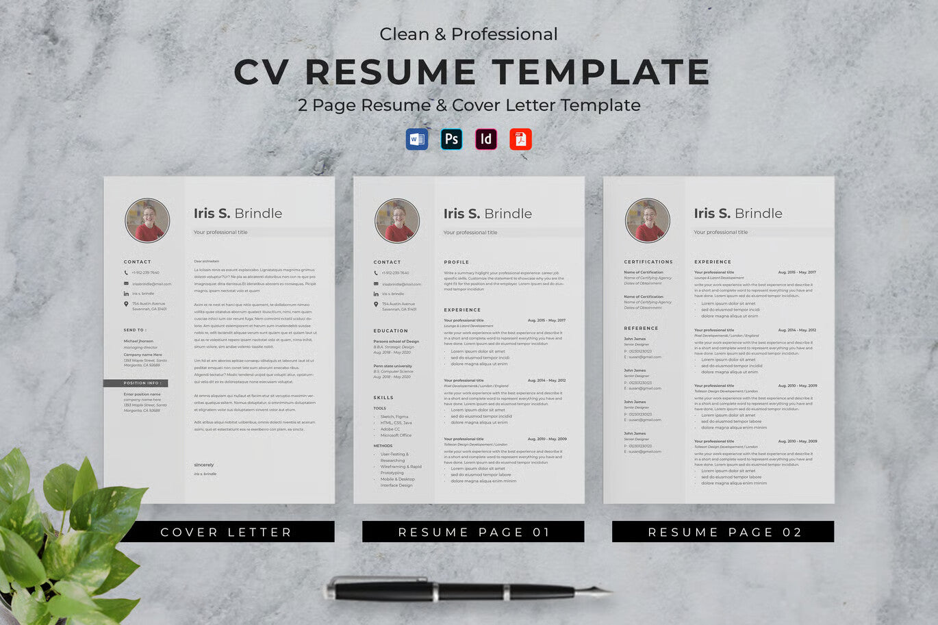 CV Resume & Letter Microsoft Word