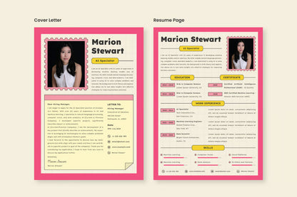 Creative CV Resume AI Specialist V4