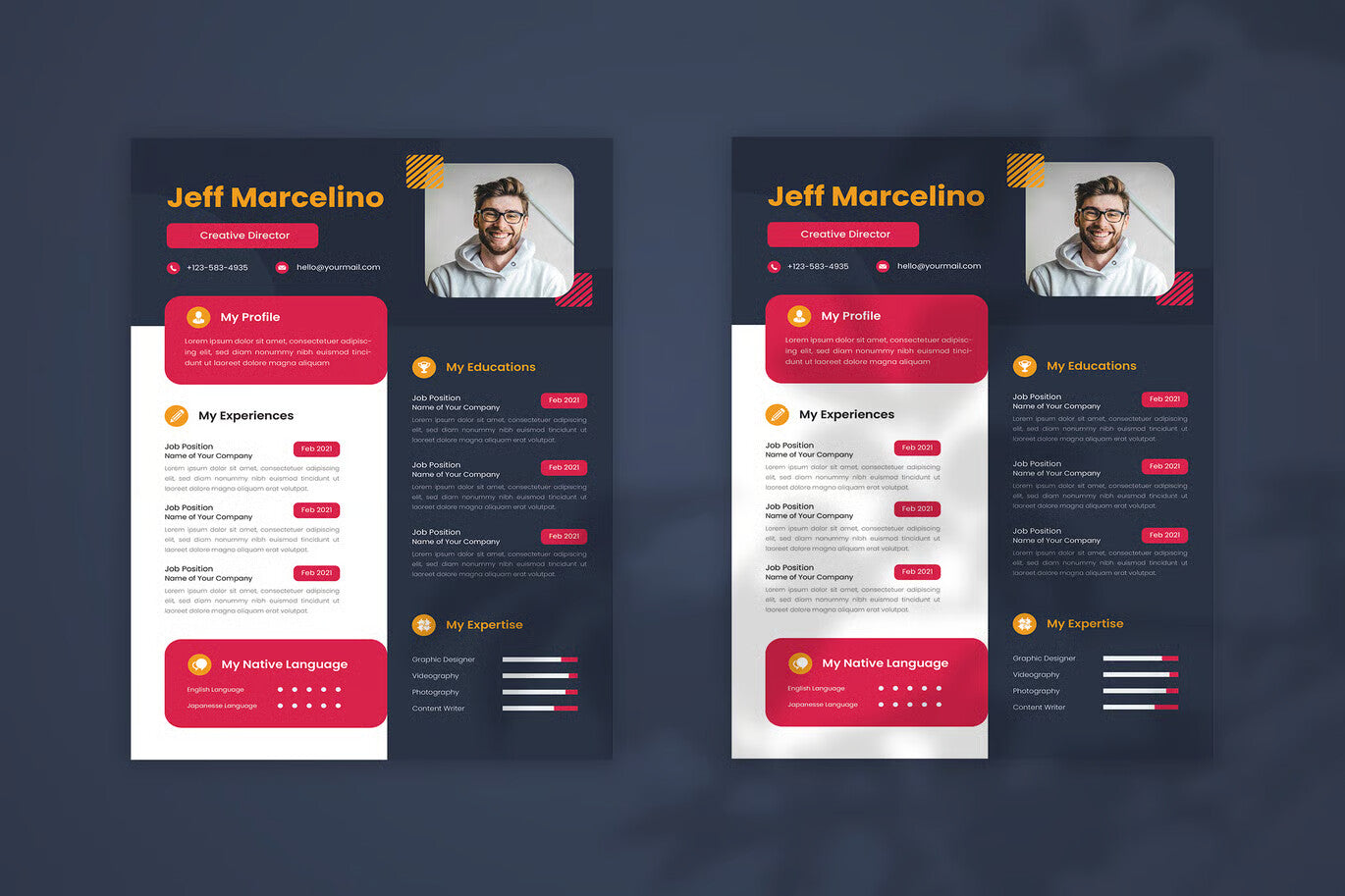Marronia - Resume Template