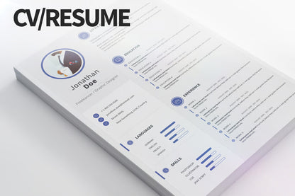 CV/Resume - Modern and clean