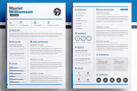 Minimalist Executive Resume Layout
